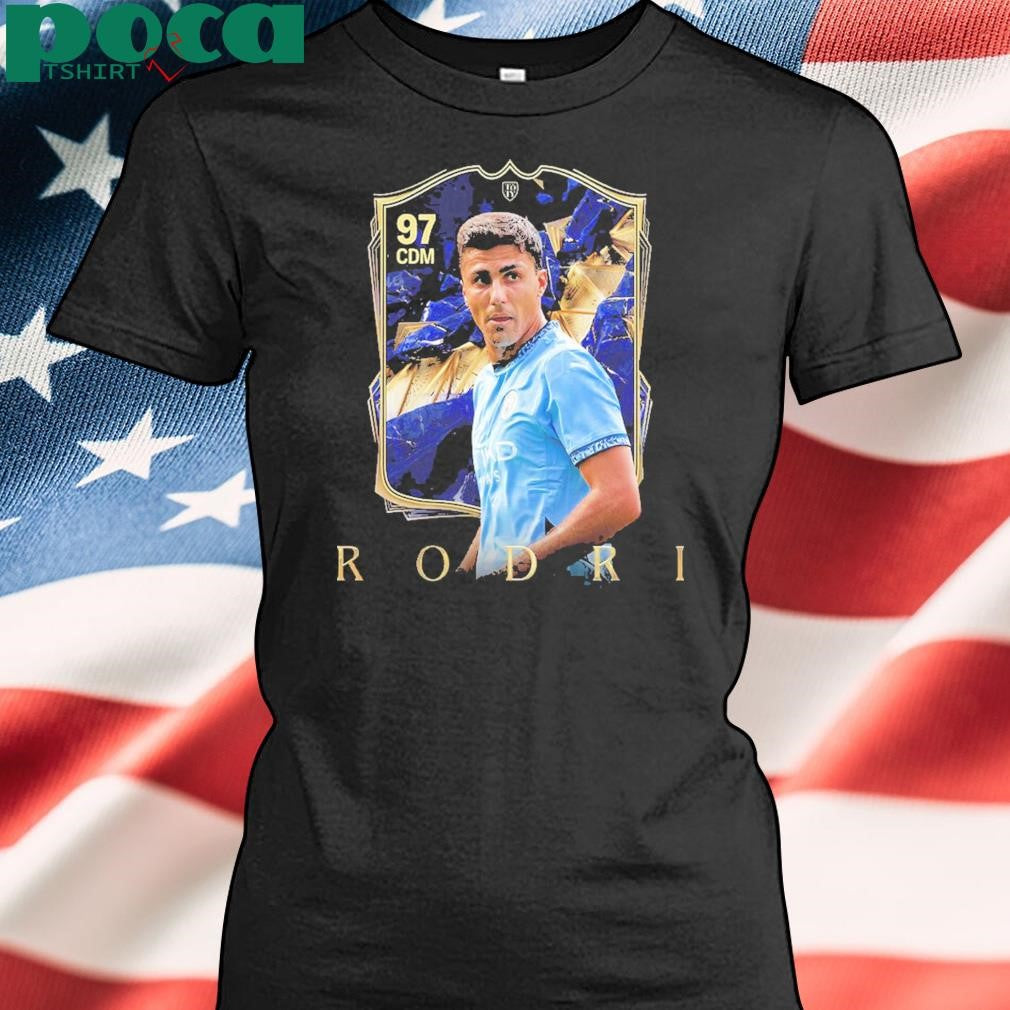 Rodri Manchester City FC25 Team Of The Year Player Card Unisex T-Shirt