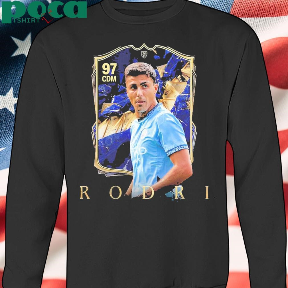 Rodri Manchester City FC25 Team Of The Year Player Card Unisex T-Shirt
