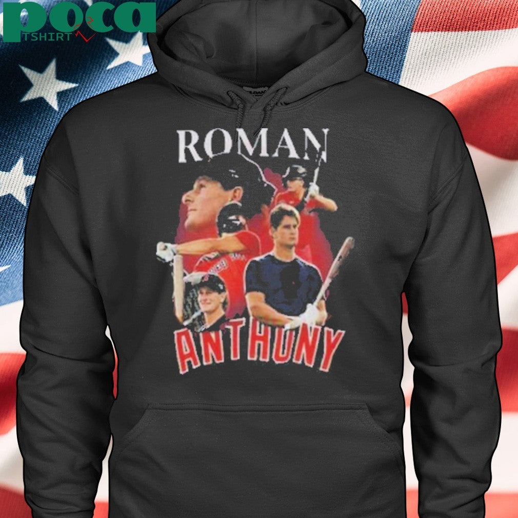 Roman Anthony Boston Red Sox MLB Baseball signature graphic shirt
