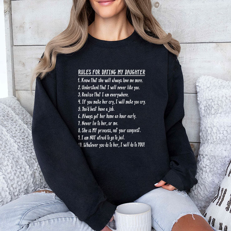 Rules For Dating My Daughter T Shirt