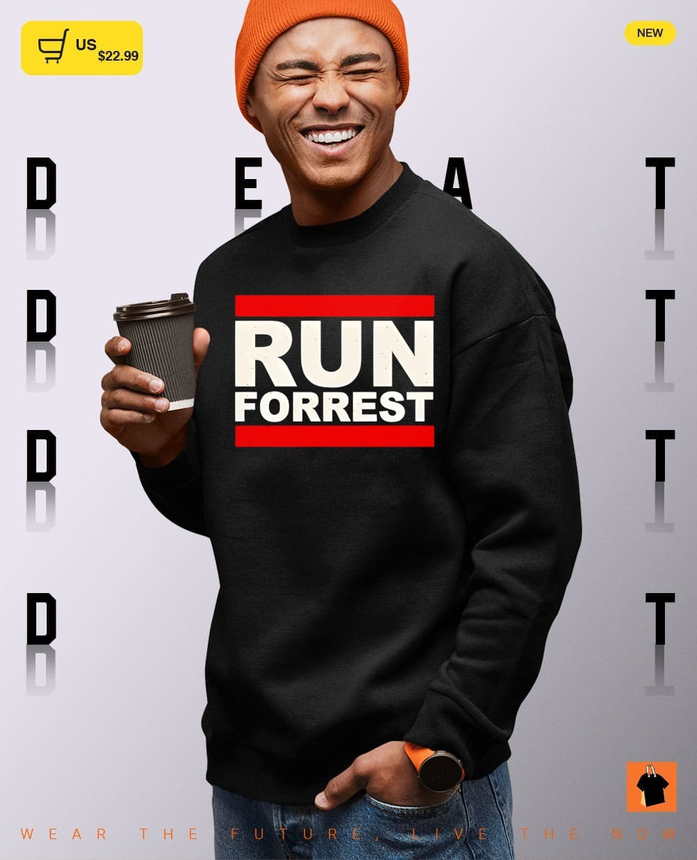 Run Forrest Forrest Gump and Run DMC shirt