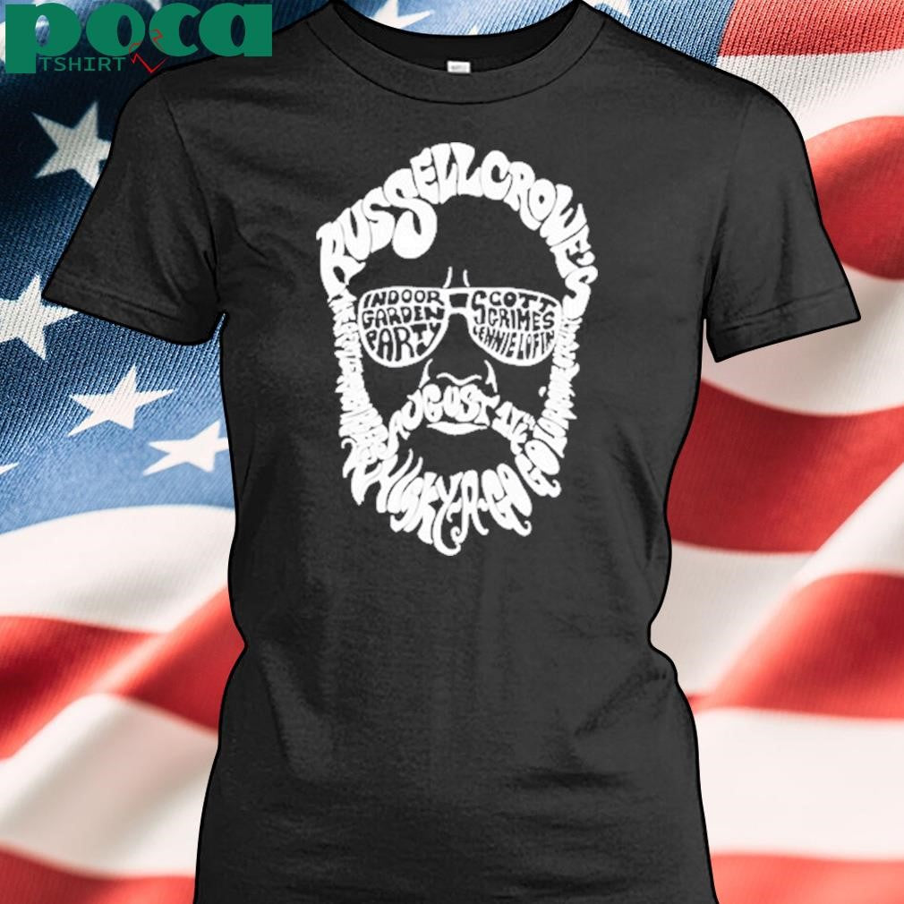 Russell Crowe’s Indoor Garden Party Scott Grimes Lennie Loftin shirt