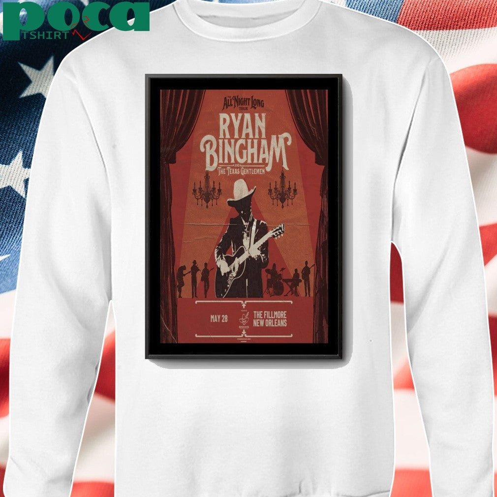 Ryan Bingham Tour The Fillmore May 28 2025 New Orleans Poster shirt