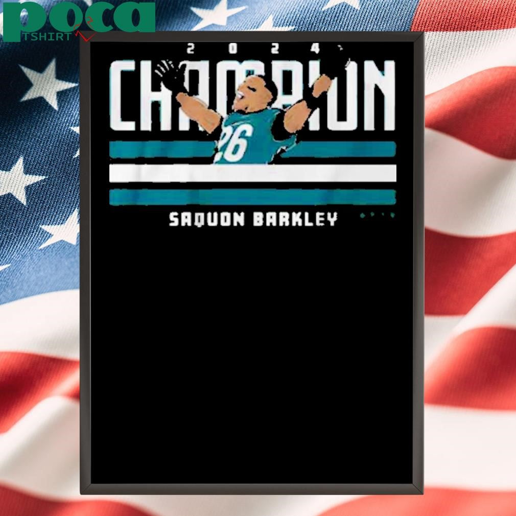 SAQUON BARKLEY CHAMPION 2025 SHIRT
