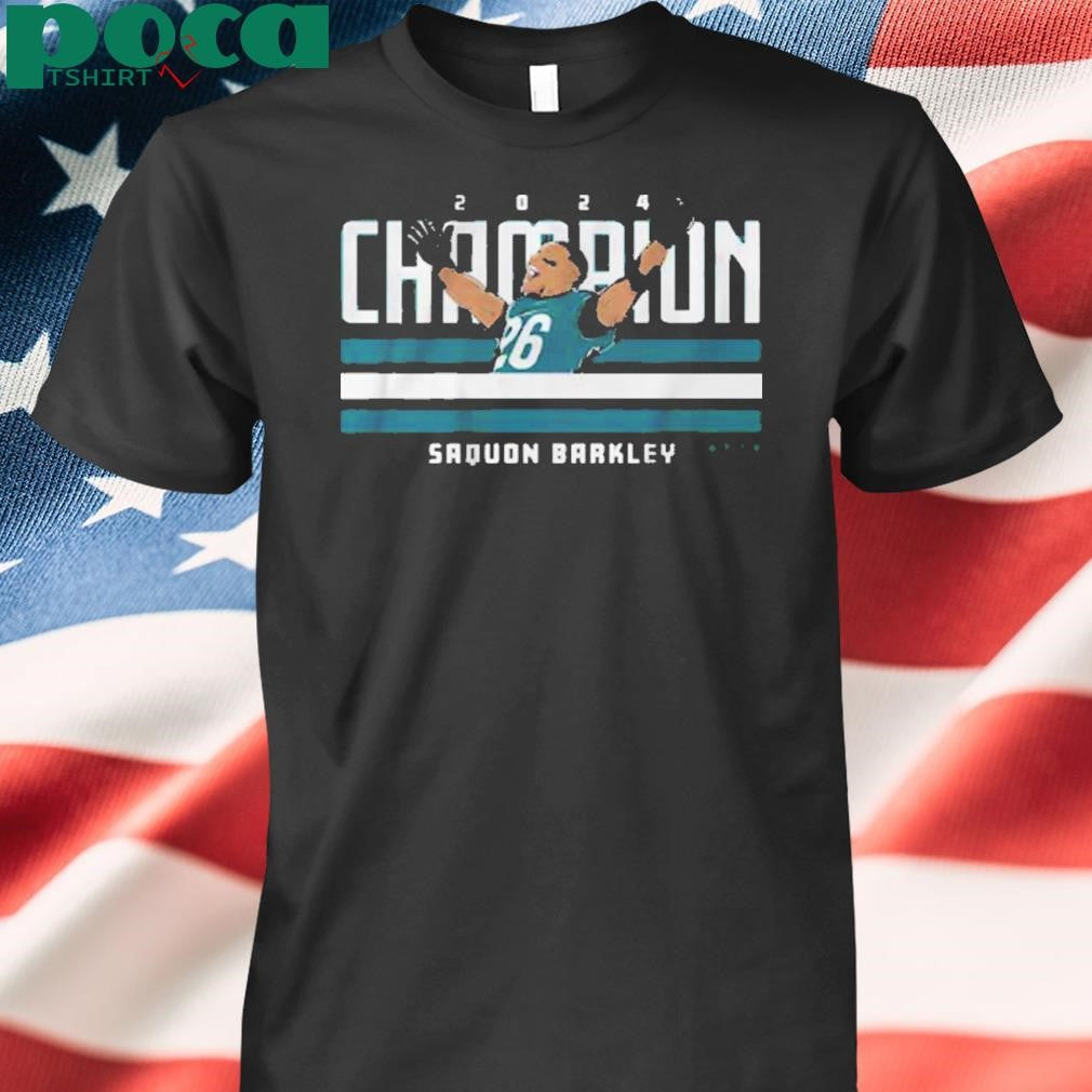SAQUON BARKLEY CHAMPION 2025 SHIRT