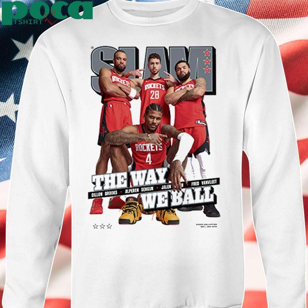 SLAM 254 Cover Tee Houston Rockets Players NBA Season T-Shirt