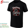 Sadstonie live fast die last grim reaper classic car shirt