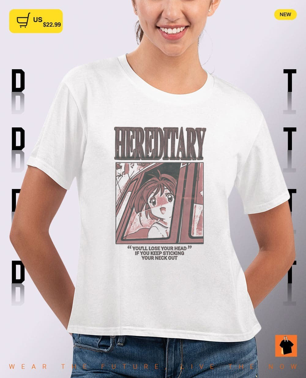 Sakura Kinomoto Cardcaptor Sakura you’ll lose your head if you keep sticking your neck out shirt