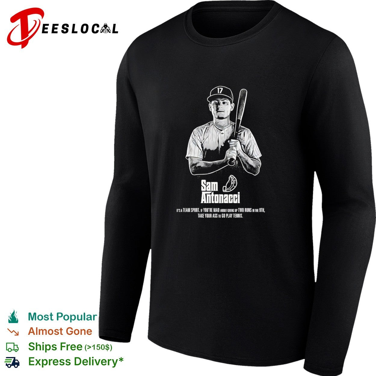 Sam Antonacci Chicago White Sox baseball che vuoi hand shirt