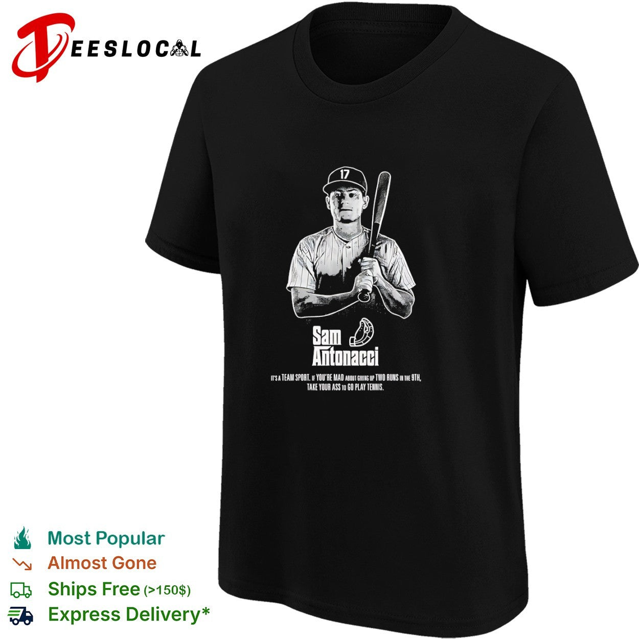 Sam Antonacci Chicago White Sox baseball che vuoi hand shirt