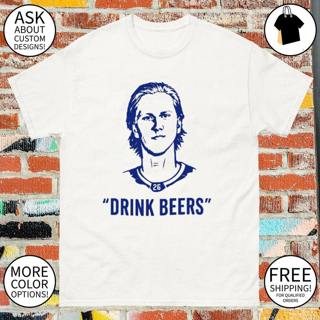 Sam Carrick Drink Beers Buffalo Sabres shirt