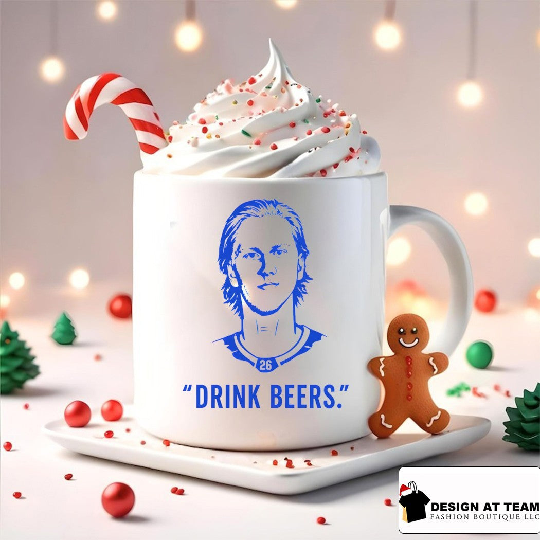 Sam Carrick wear Rasmus Dahlin Drink Beers Buffalo 2026 shirt