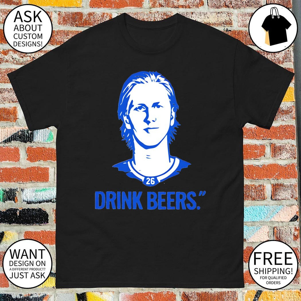 Sam Carrick’s Rasmus Dahlin Drink Beers Buffalo Sabres Hockey shirt