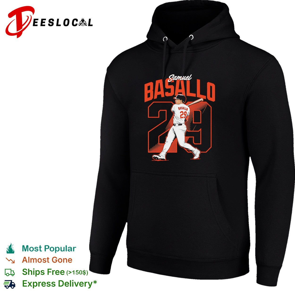 Samuel Basallo baseball batting shirt
