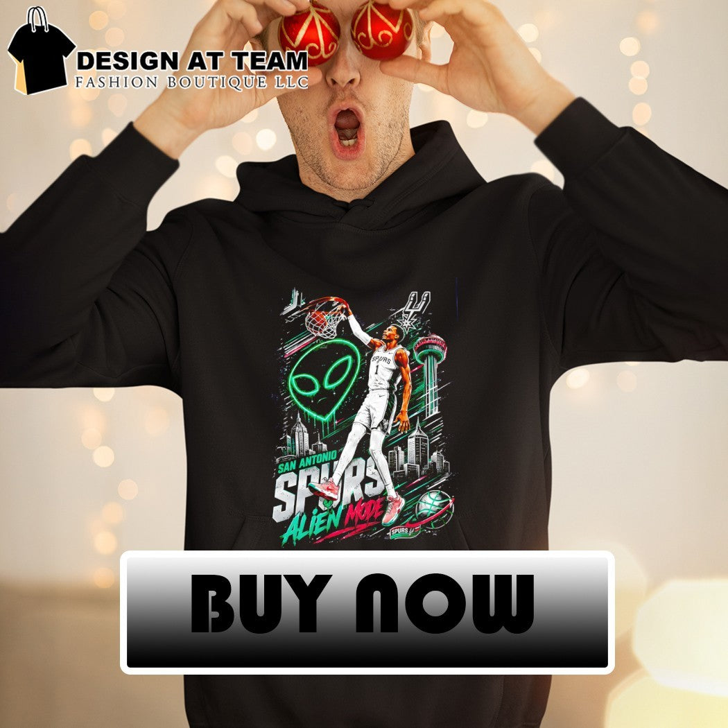 San Antonio Alien Mode Futuristic Basketball Dunk Wemby shirt