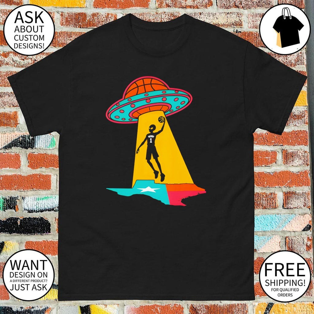San Antonio Basketball Wemby The Alien Spurs star shirt