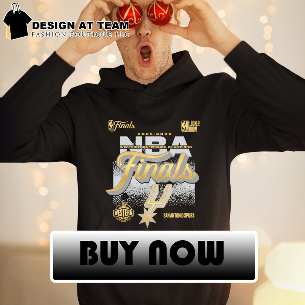 San Antonio Spurs 2025 2026 Western Conference Champions Finals Locker Room shirt