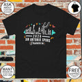 San Antonio Spurs 2026 Playoffs city skyline shirt