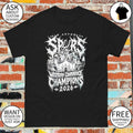 San Antonio Spurs 2026 Western Conference Champions Black Metal text shirt