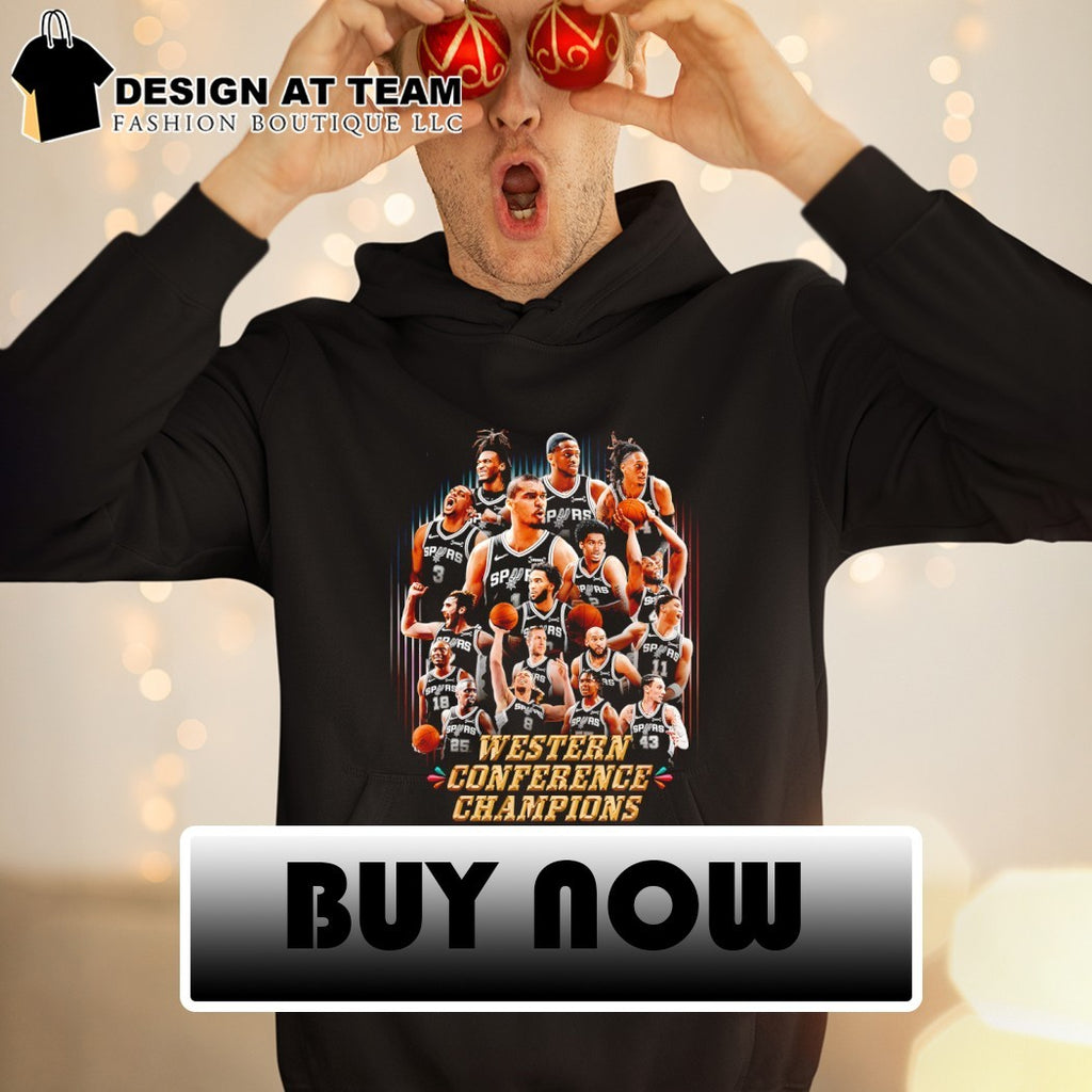 San Antonio Spurs Basketball Big Teams Western Conference Champions 2026 poster shirt