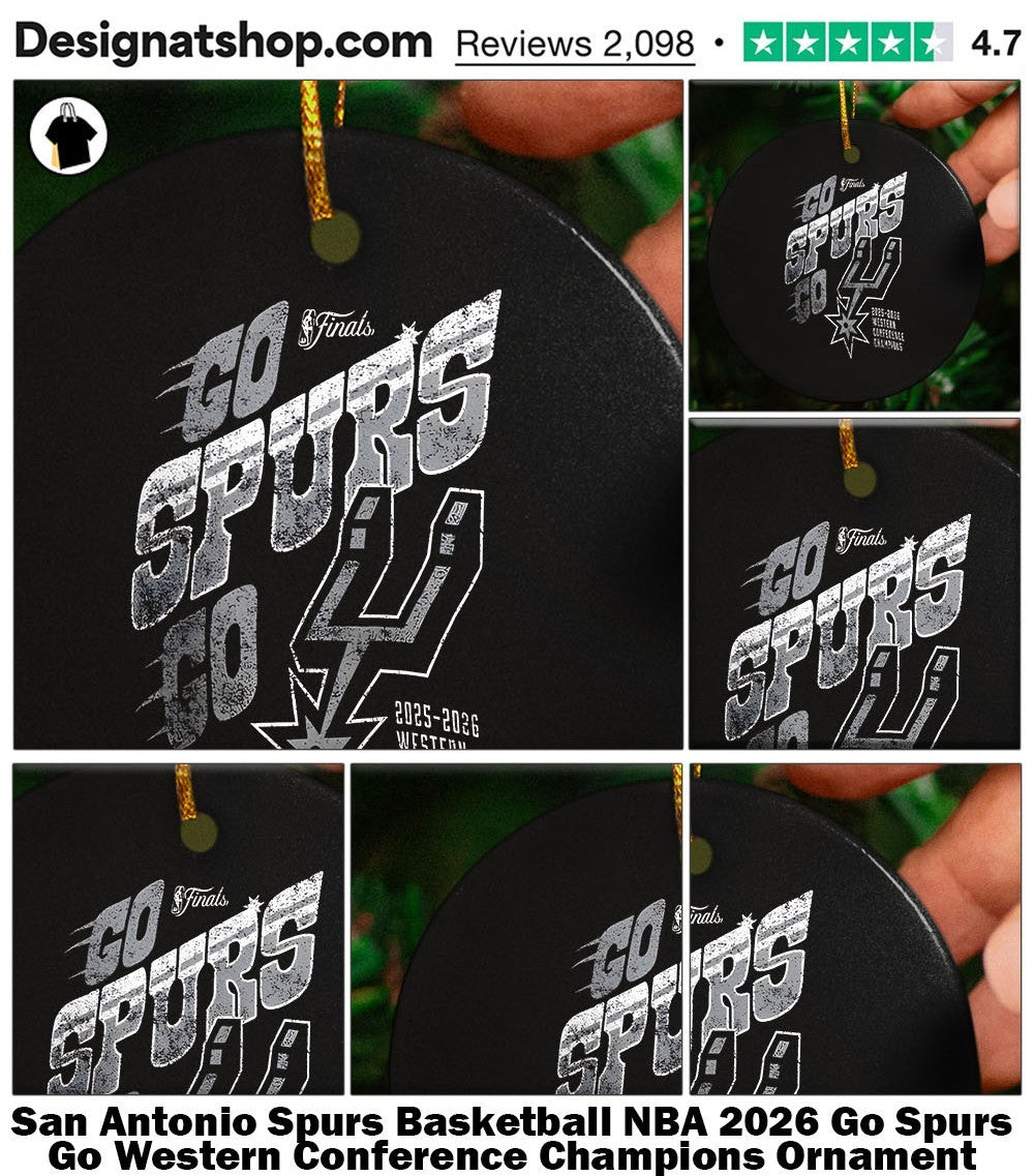 San Antonio Spurs Basketball NBA 2026 Go Spurs Go Western Conference Champions shirt