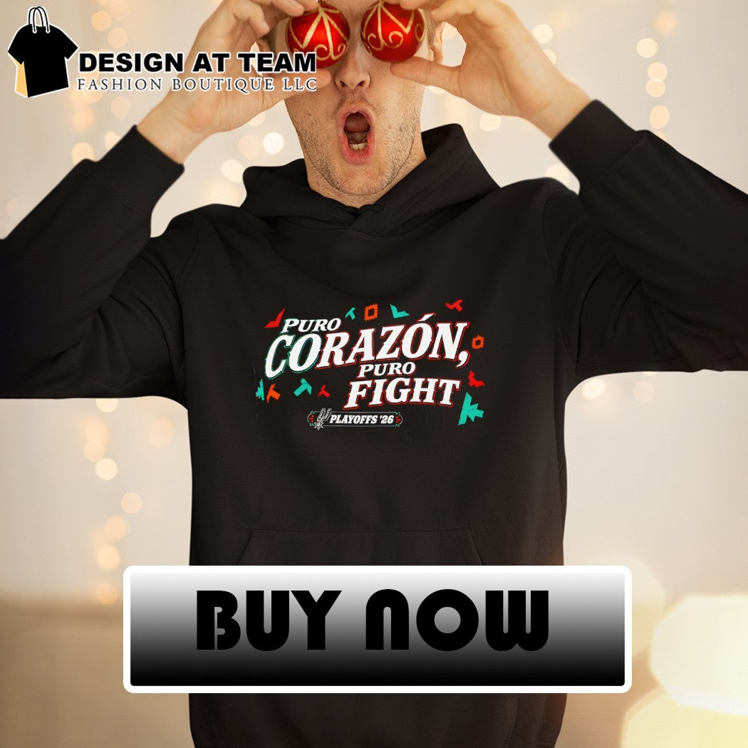 San Antonio Spurs Basketball Puro Corazón Puro Fight Playoff 2026 shirt