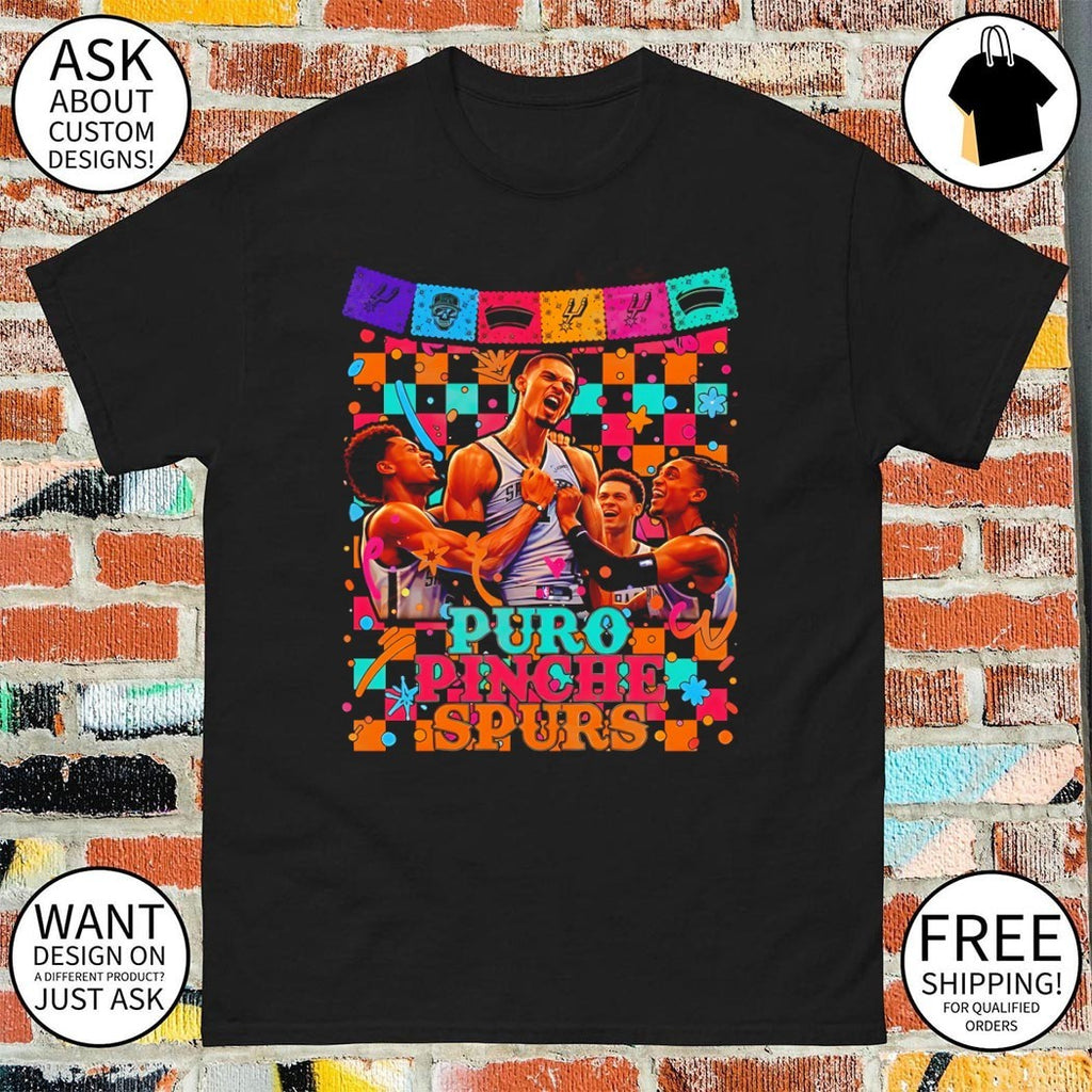 San Antonio Spurs Basketball Puro Pinche Spurs Fiesta NBA shirt