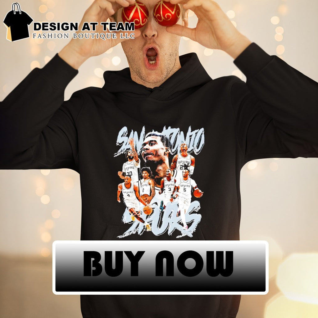 San Antonio Spurs Basketball Team NBA graphic 2026 shirt