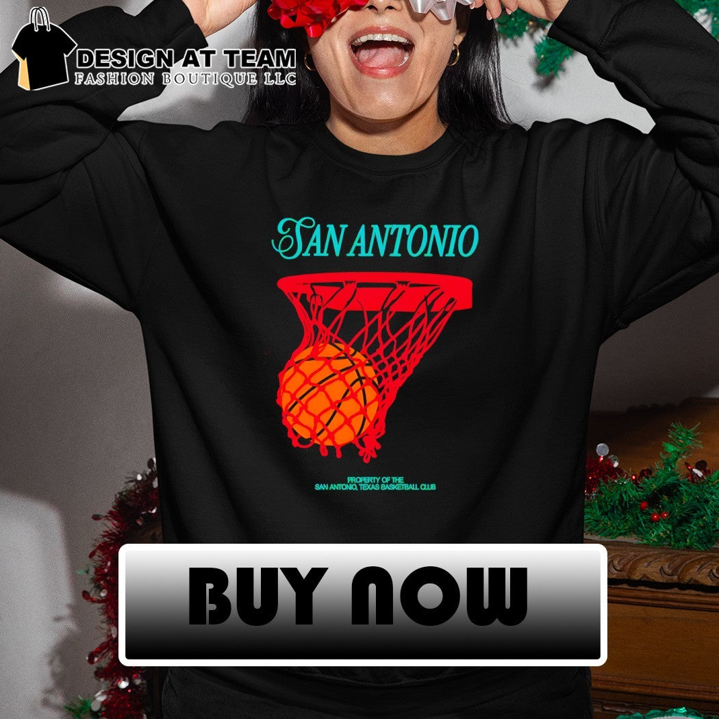 San Antonio Spurs Basketball property of the San Antonio Texas Basketball Club shirt