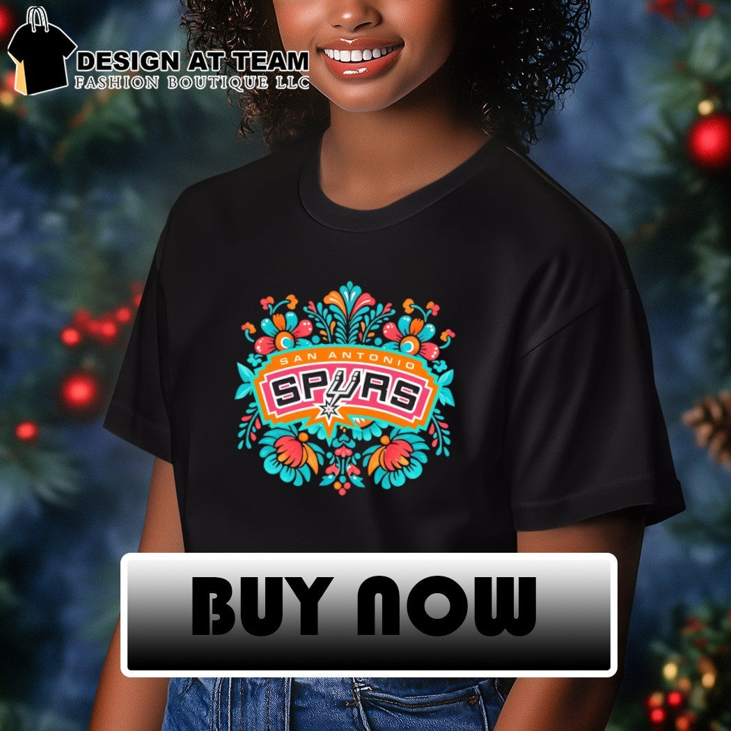 San Antonio Spurs Fiesta Basketball Floral NBA Playoffs 2026 shirt