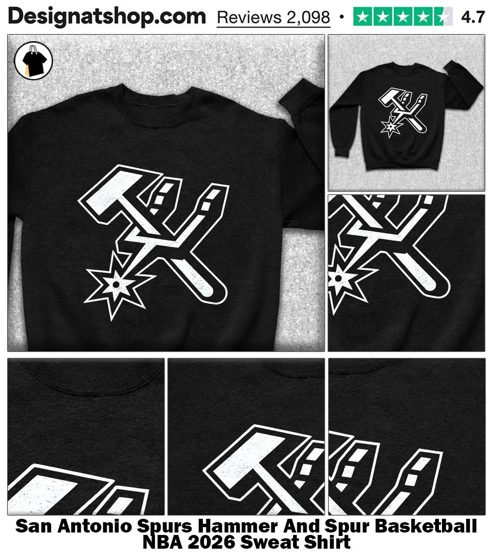 San Antonio Spurs Hammer And Spur Basketball NBA 2026 shirt