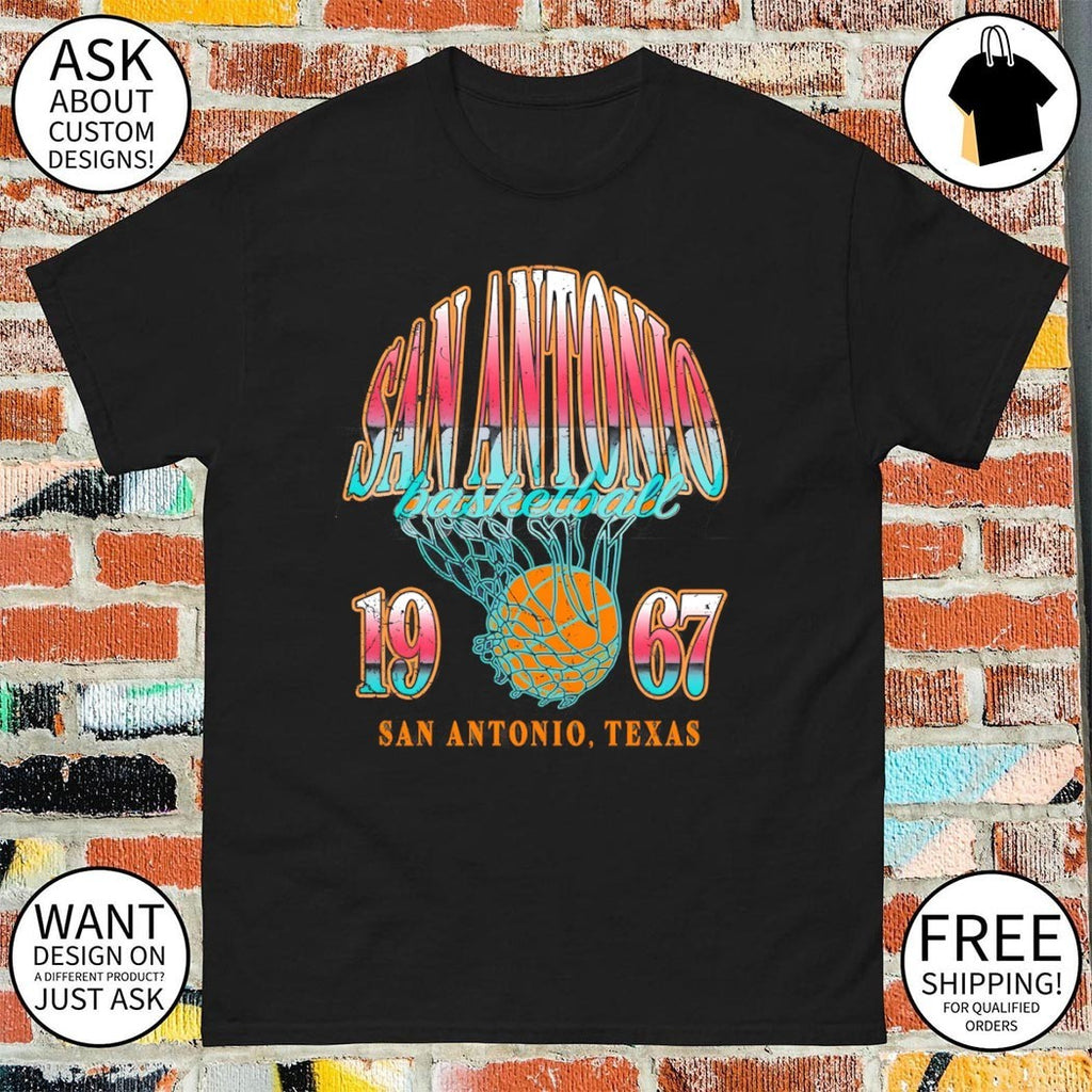 San Antonio Spurs NBA Basketball 1967 San Antonio Texas shirt