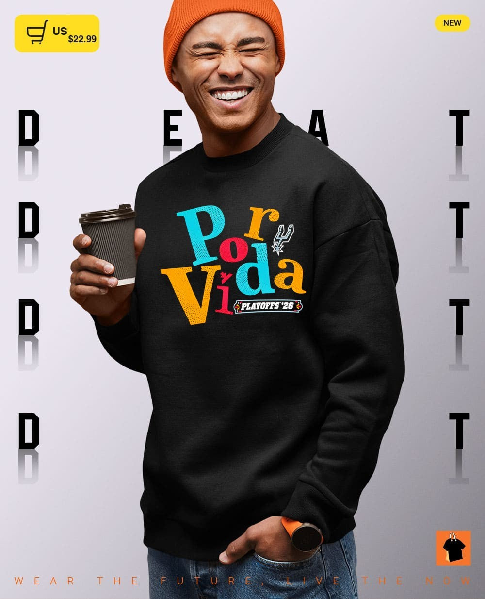San Antonio Spurs Por Vida Playoffs 2026 Basketball shirt