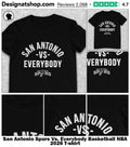 San Antonio Spurs Vs. Everybody Basketball NBA 2026 shirt