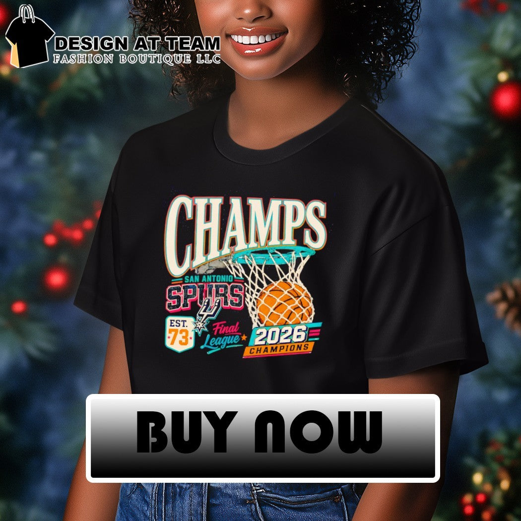 San Antonio Spurs basketball final league retro sports champions NBA 2026 shirt