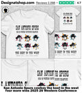 San Antonio Spurs cowboy the best in the west four more wins 2025 26 Western Conference Champions shirt