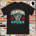 San Antonio Spurs retro sports champions NBA 2026 shirt