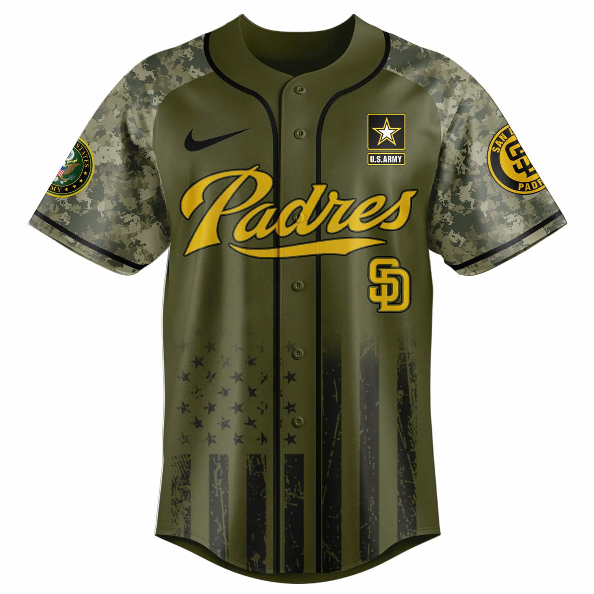 San Diego Padres MLB 250 U.S. Army Jersey