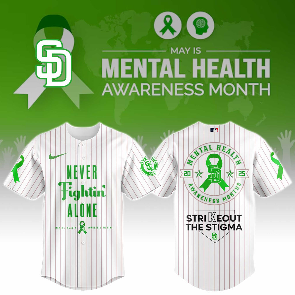 San Diego Padres Mental Health Awareness Week Jersey