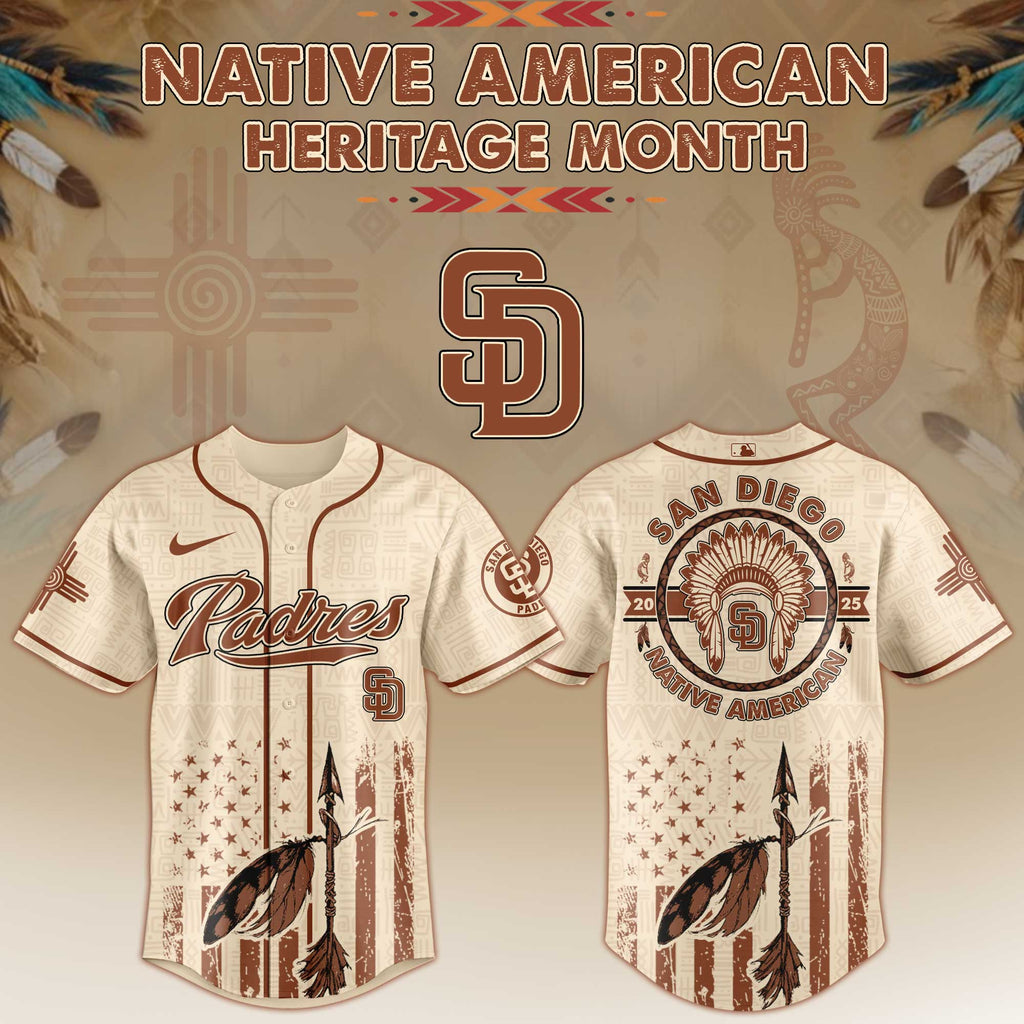 San Diego Padres Native American Heritage Month Jersey 2025