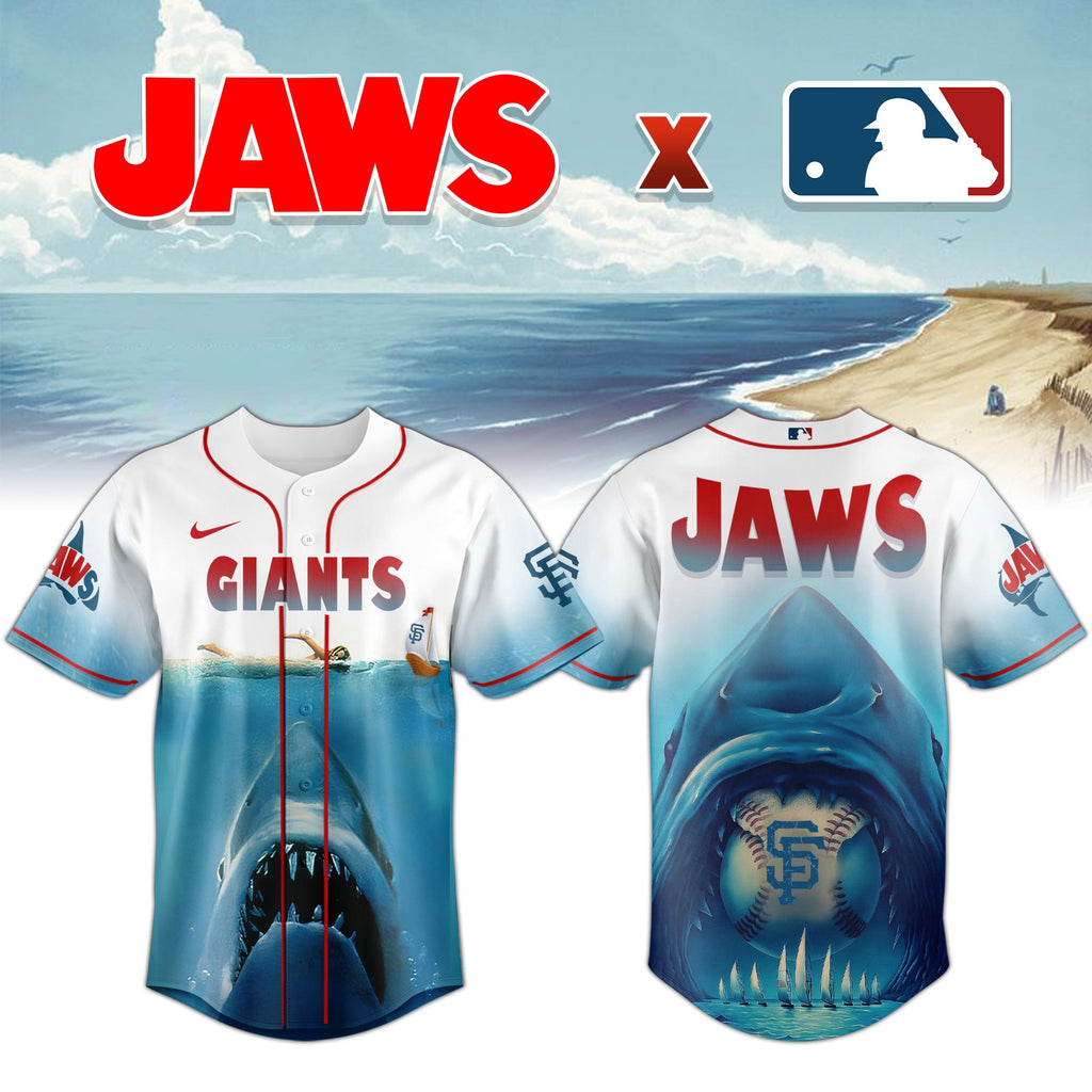 San Francisco Giants Jaws Shark Jersey 2025