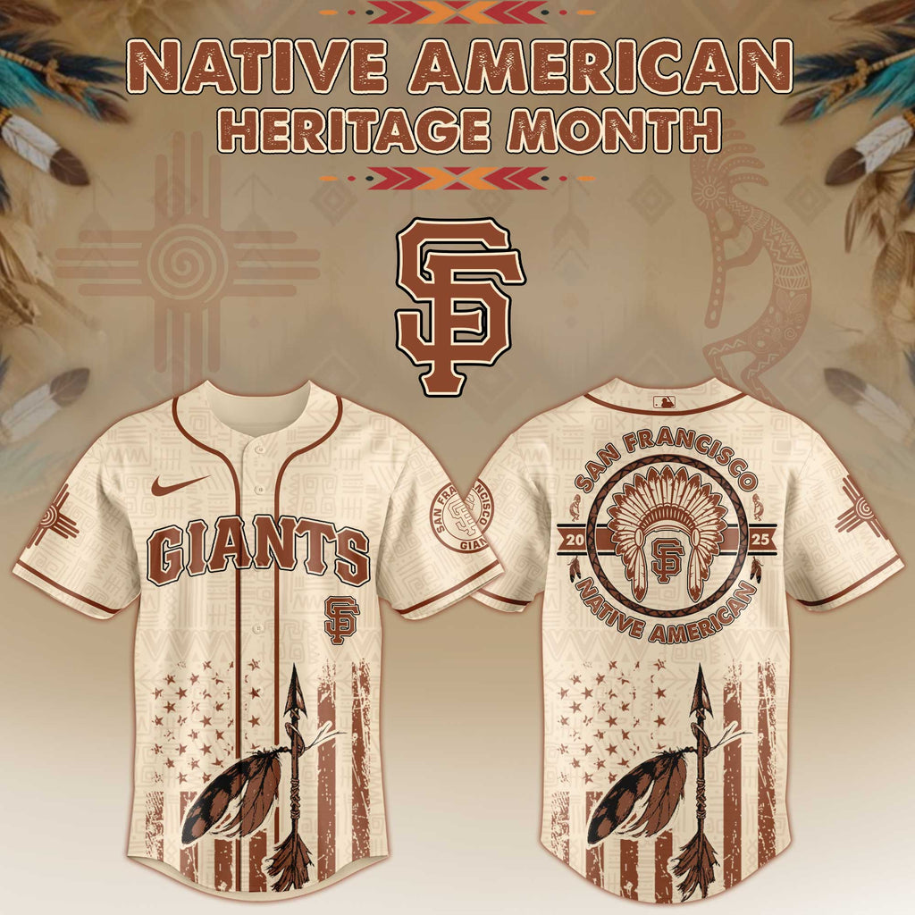 San Francisco Giants Native American Heritage Month Jersey 2025