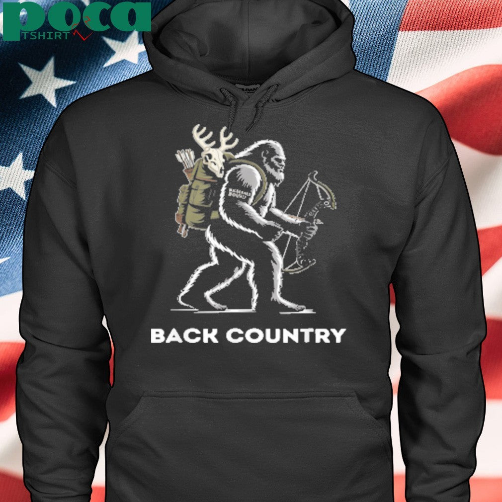 Sasquatch Big Foot Hunting Back Country Archery shirt