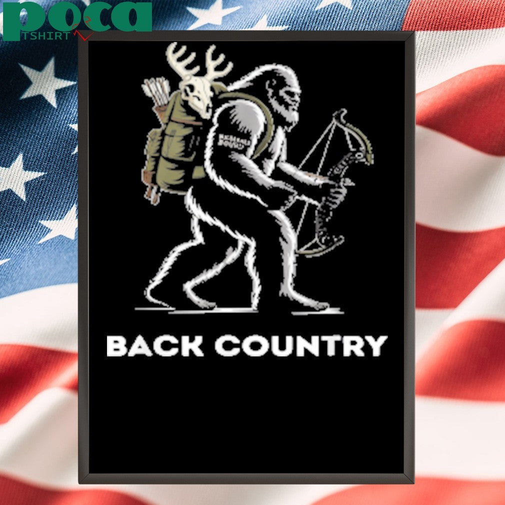 Sasquatch Big Foot Hunting Back Country Archery shirt