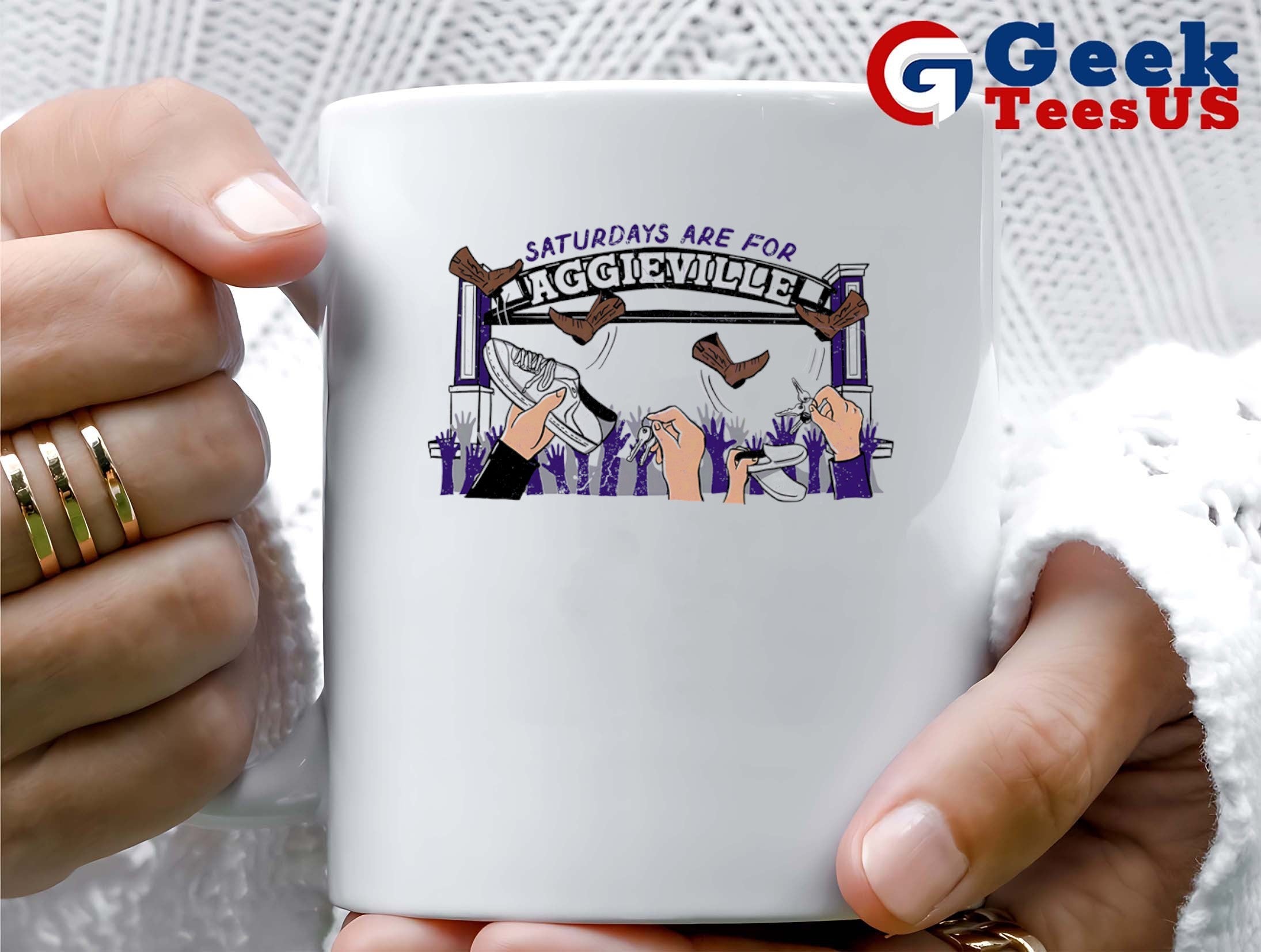 Saturdays are for Aggieville Kansas State Wildcats shirt