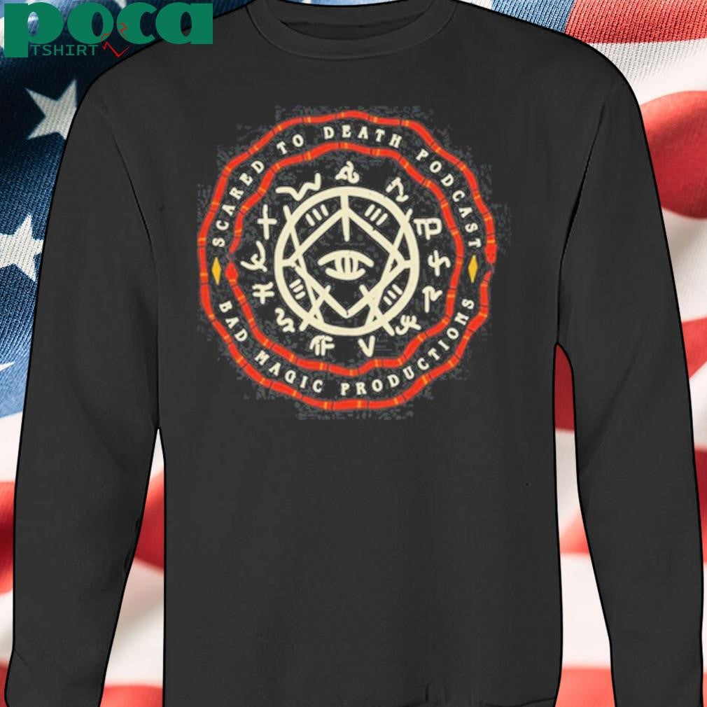 Scared To Death Podcast Snake Badge Shirt