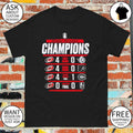 Schedule Carolina Hurricanes Hockey NHL 2026 Stanley Cup Champions Limited Edition shirt