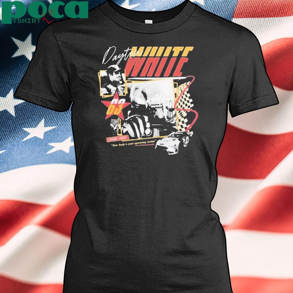 Sebastian Stan Dayton White In Logan Lucky Your Body Is Your Operating Systems T Shirt