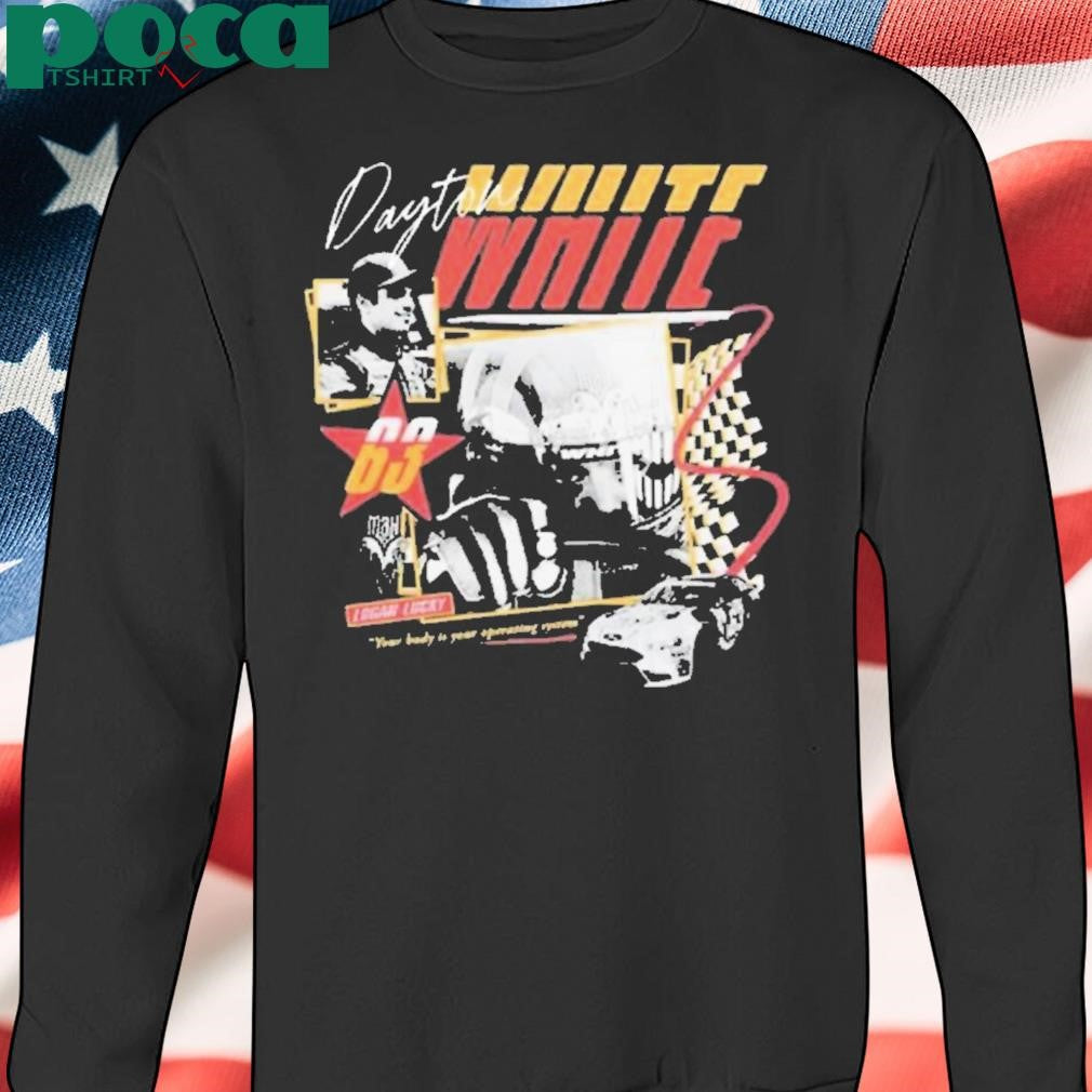 Sebastian Stan Dayton White In Logan Lucky Your Body Is Your Operating Systems T Shirt