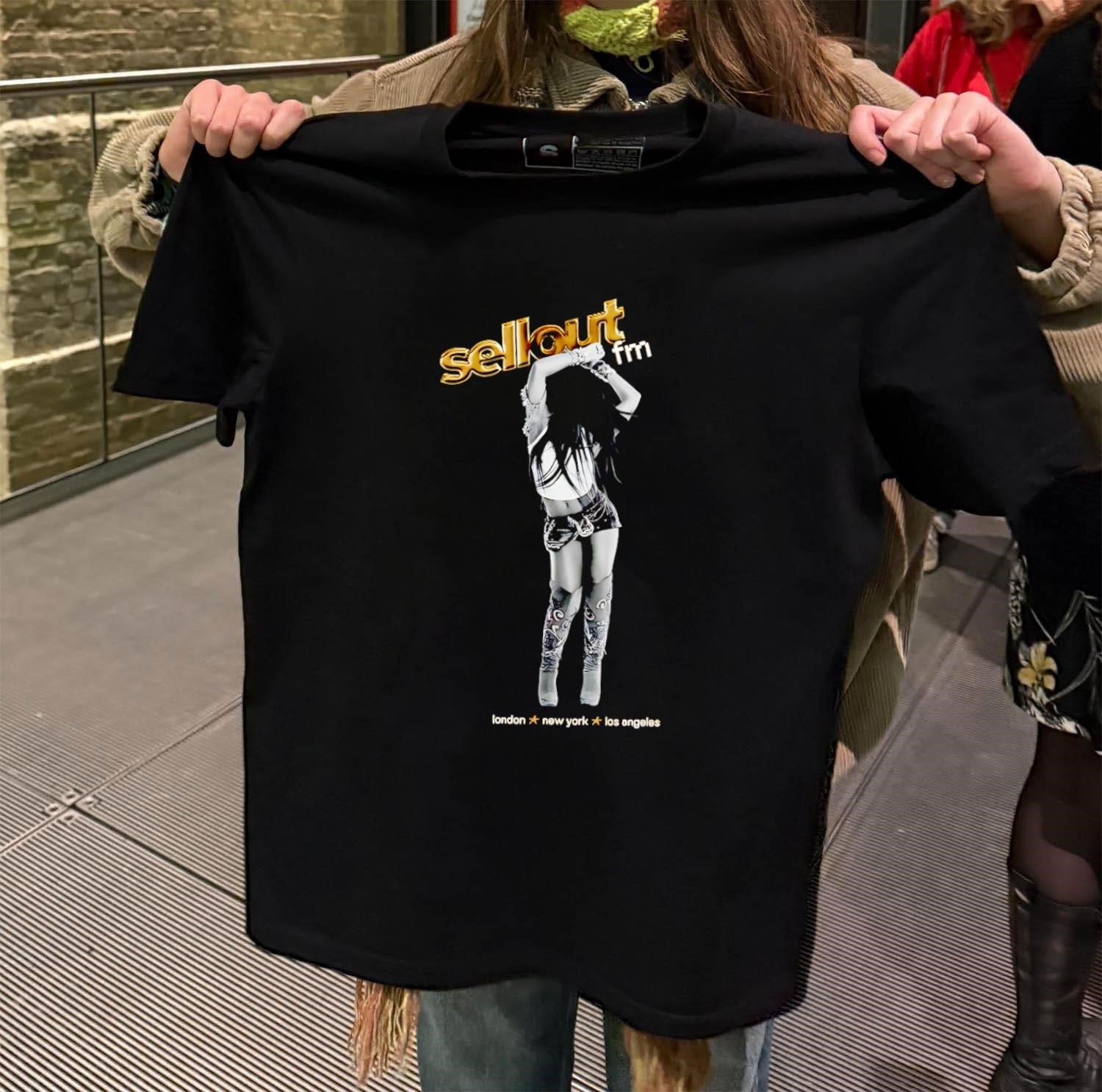 Sellout FM London New York Los Angeles Dancing Woman shirt